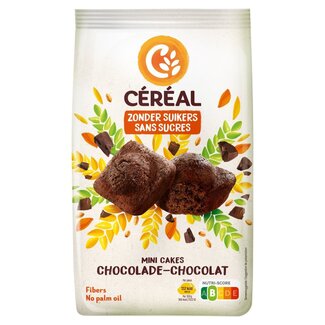 Cereal Cereal Mini pasteles de chocolate sin azúcares 196 Gramos