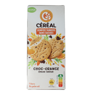 Cereal Choc-orange shortbread biscuits sugar-free 132 Grams