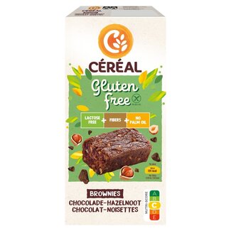 Cereal Chocolate & hazelnut brownies gluten- and lactose-free 150 Gram