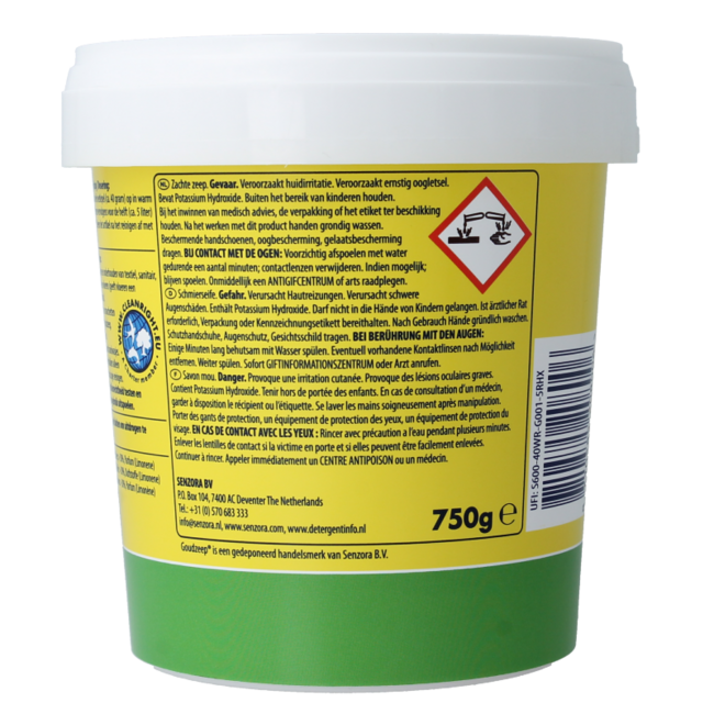 Tricel Goudzeep jabón blando verde bio 750 gramos