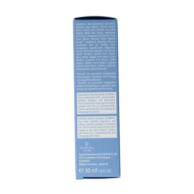 After sun face serum organic 30 Millilitres