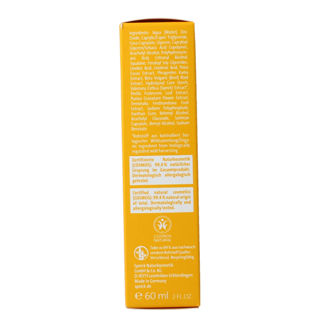 Speick Crema solar factor 30 bio 60 ml