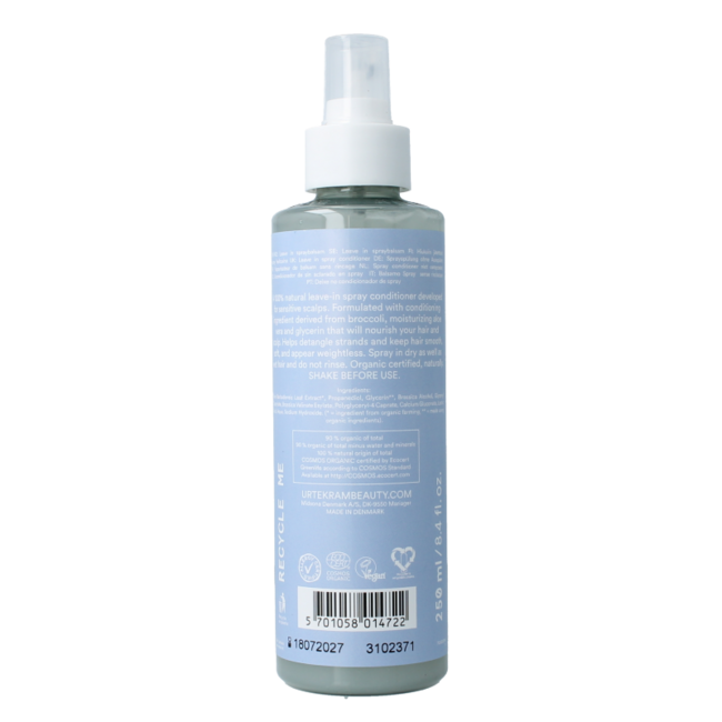 Urtekram Gevoelig huid spray conditioner bio 250 Milliliter