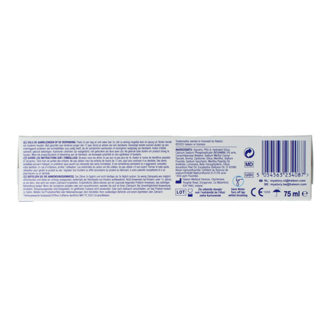 Dentifricio repair & protect whitening 75 millilitri