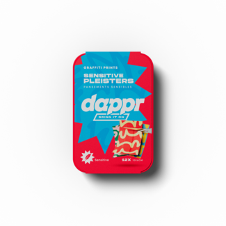 Dappr Pflasterstreifen Graffiti 10 x 6cm 12 Stück