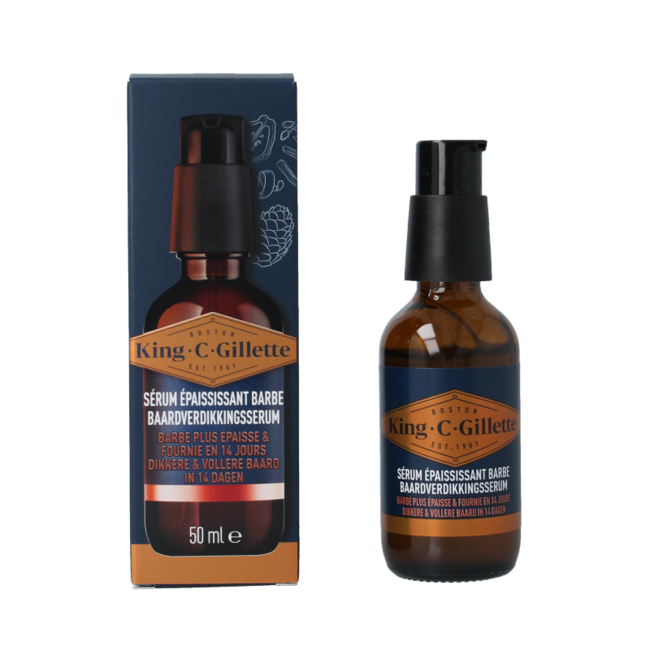 Gillette King C. Bartverdichtungsserum 50 Milliliter