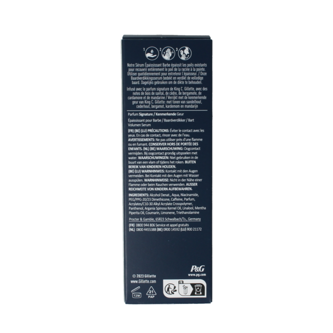 Gillette King C. Bartverdichtungsserum 50 Milliliter
