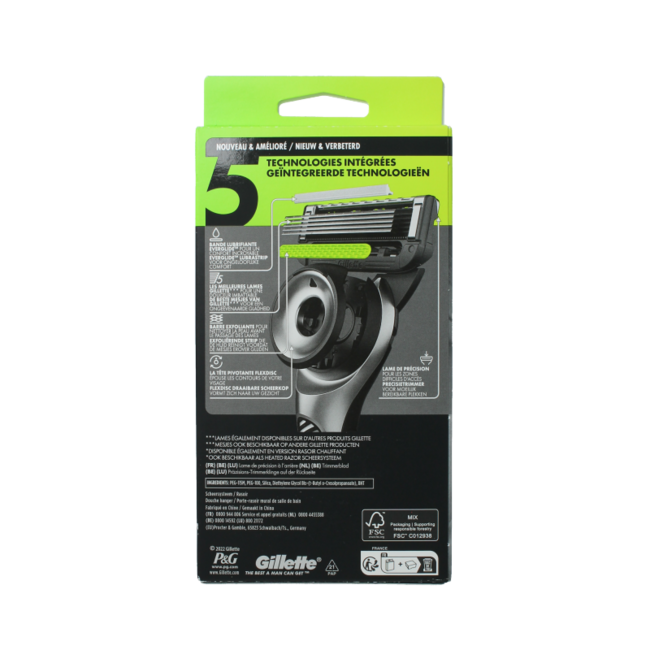 Gillette Labs sistema de afeitado con soporte + 1 cuchilla (1 unidad)