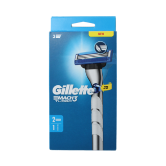 Gillette Gillette Mach 3 turbo shaving system 2 up 1 Piece