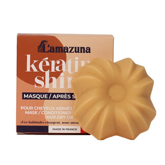 Lamazuna Lamazuna Mascarilla/acondicionador capilar queratina brillo bio 71 gramos