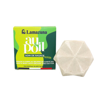 Lamazuna Lamazuna Pastilla de afeitar limón y té verde 70 gramos