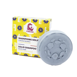 Lamazuna Lamazuna Shampoo bar white hair with indigo powder 70 Gram