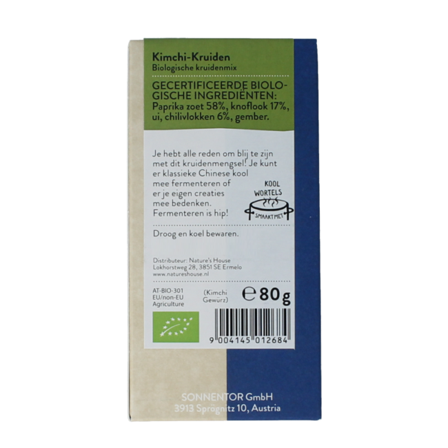 Especias para kimchi bio 80 gramos