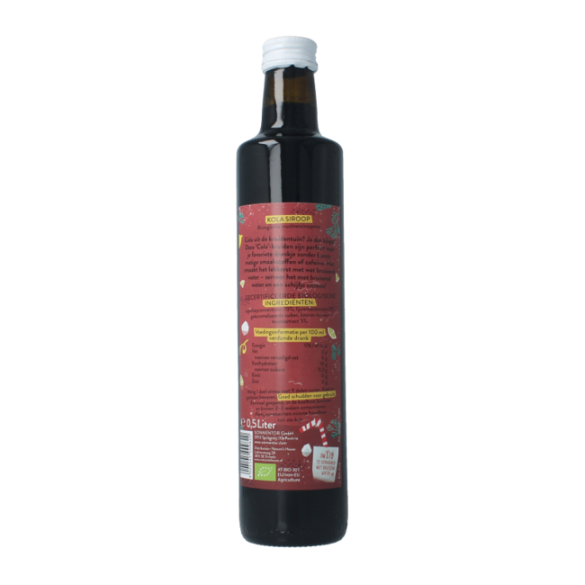 Syrop o smaku coli bezkofeinowy bezalkoholowy bio 500 mililitrów