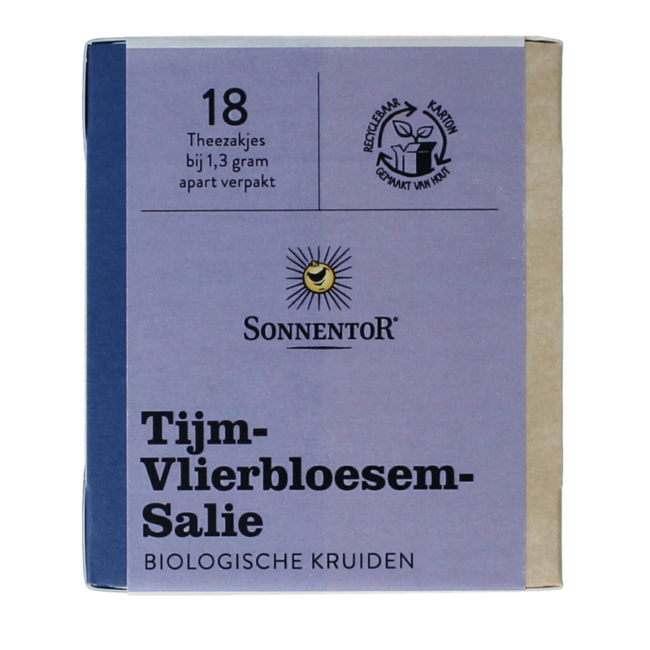 Thym fleur de sureau sauge bio 18 Pièces