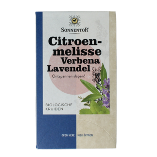 Sonnentor Melisa - verbena - lavanda bio 18 bolsitas