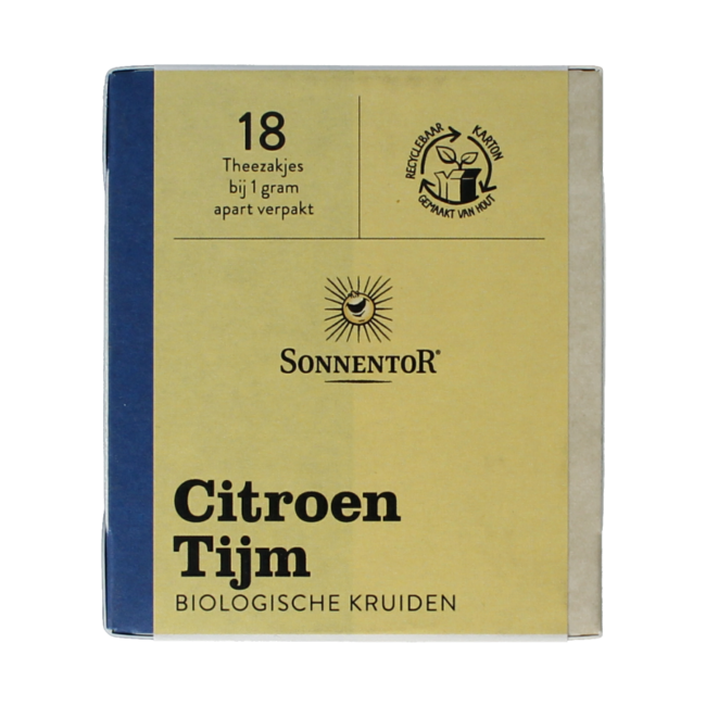 Thé au thym citron bio 18 sachets