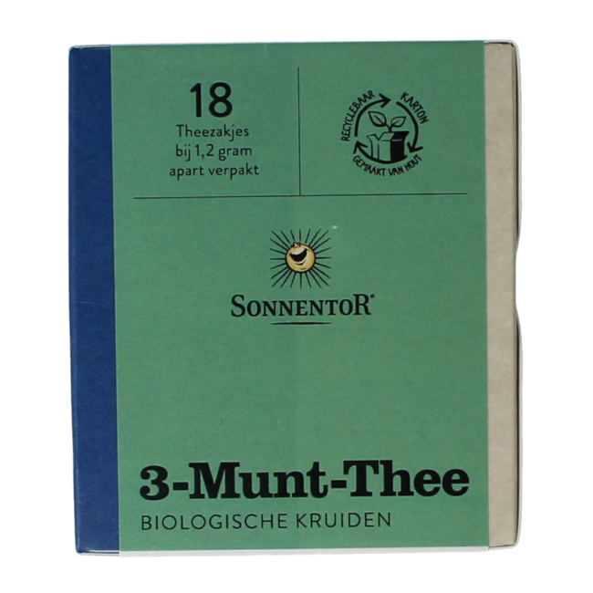 3-Minze-Tee Bio 18 Beutel
