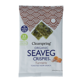 Clearspring Clearspring Seaveg - Crispies turmeric bio 4 Gram
