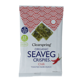Clearspring Clearspring Seaveg - crispies piment bio 4 g