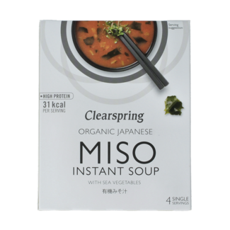 Clearspring Clearspring Zupa Miso instant bio 40 Gram