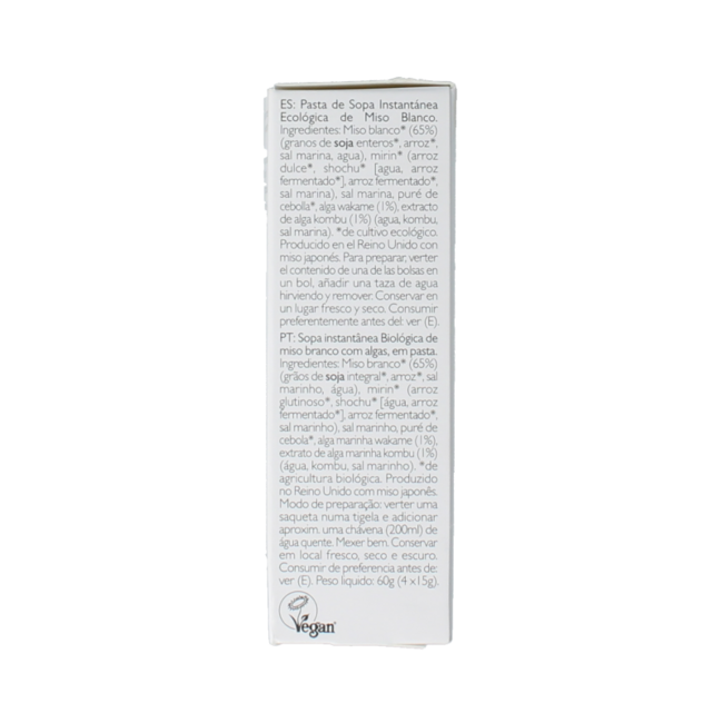 Clearspring Souppaste white miso bio 60 Gram