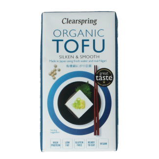 Clearspring Tofu sedoso bio 300 gramos