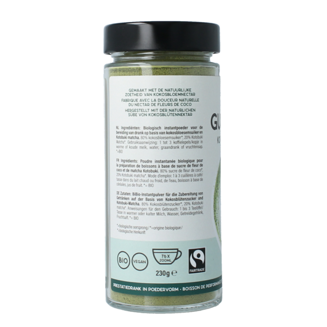 Aman Prana Gula java kotobuki matcha 230 Gram