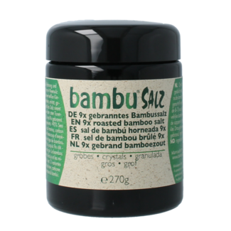 Bambu Salz Bambu Salz Sal de bambú gruesa tostada 9 veces 270 gramos