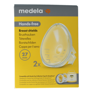 Medela Hands-free Brusthaube Symphony Größe S 27 mm, 1 Stück