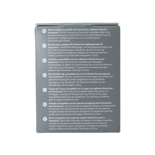 Handsfree borstschild Symphony maat M 1 Stuks