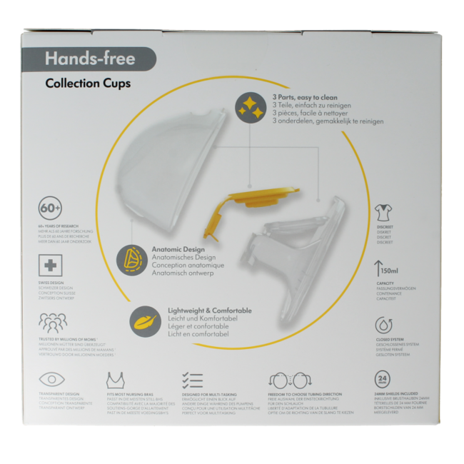 Coppette Raccogli Latte Hands-free Medela Symphony Taglia M 1 Pezzo