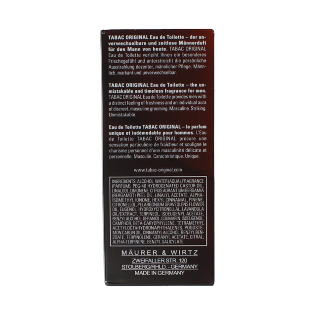 Original eau de toilette natural spray 50 mililitros