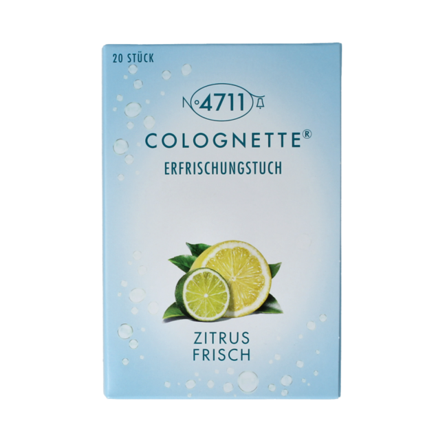 Salviette Colognette agli Agrumi 20 Pezzi