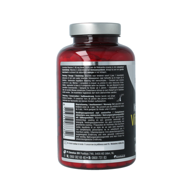 Lucovitaal Vitamina C 80 mg limón 800 comprimidos masticables