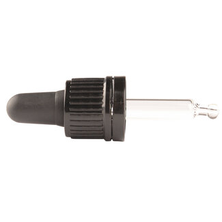 Helios Holland Pipette Glas schwarz 5ml 10 Stück