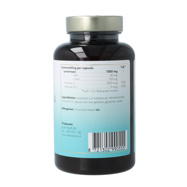 Liever Gezond Lebertran 90 Softgels