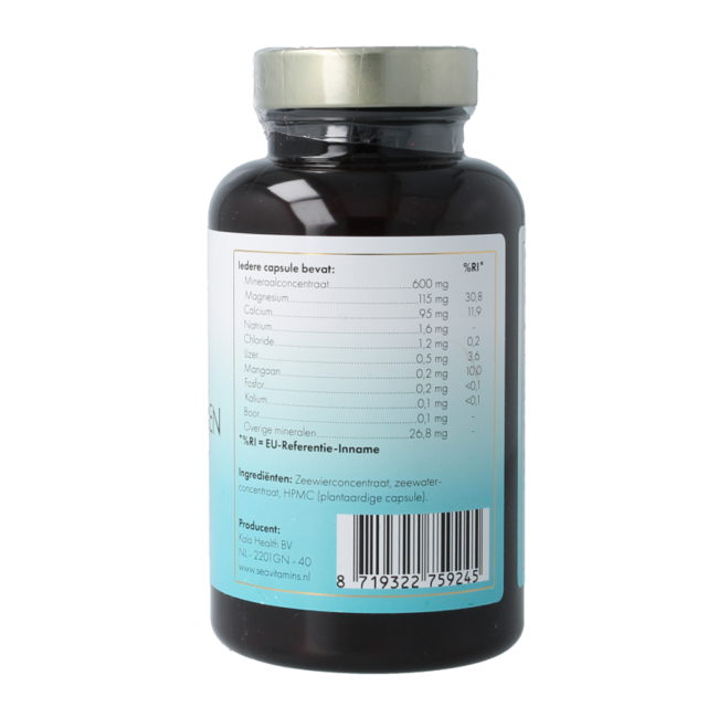 Liever Gezond Sea Minerals Vegan 90 Vegetarian Capsules