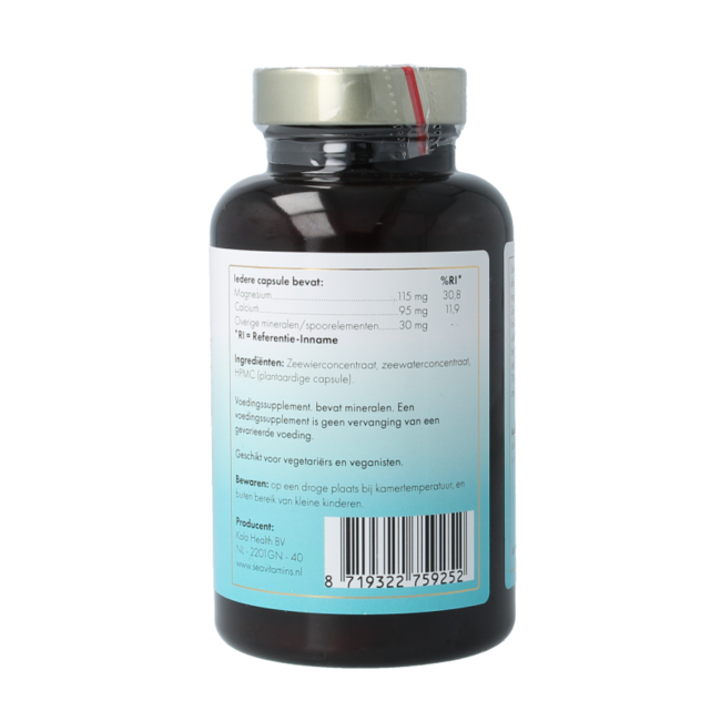 Liever Gezond Magnesium Calcium Sea 90 Vegetarian Capsules