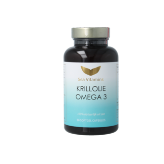 Sea Vitamins Aceite de krill omega 3 90 cápsulas vegetarianas