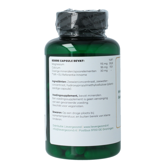 Liever Gezond Magne cal max magnesium and calcium to the max 90 Vegetarian capsules