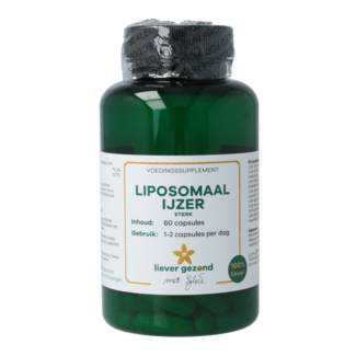 Liever Gezond Liever Gezond Hierro Liposomal Fuerte 60 Cápsulas Vegetales