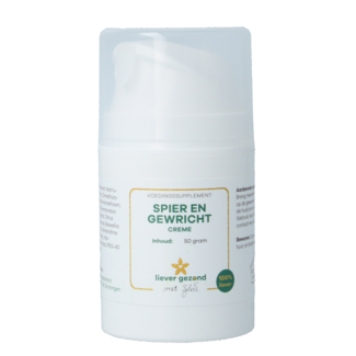 Liever Gezond Liever Gezond Muscle and Joint Cream 50g