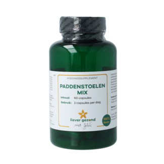 Liever Gezond Liever Gezond Mieszanka Grzybów 525mg bio 60 Kapsułek Wegetariańskich