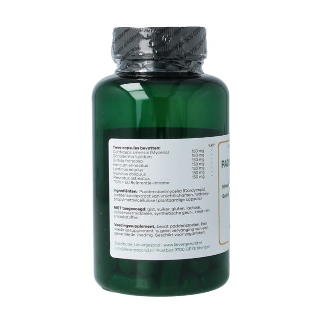 Liever Gezond Pilzmischung 525 mg Bio 60 vegetarische Kapseln