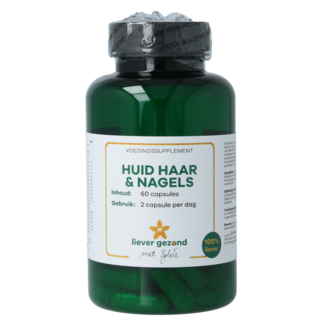 Liever Gezond Liever Gezond Piel cabello uñas 60 Cápsulas vegetarianas