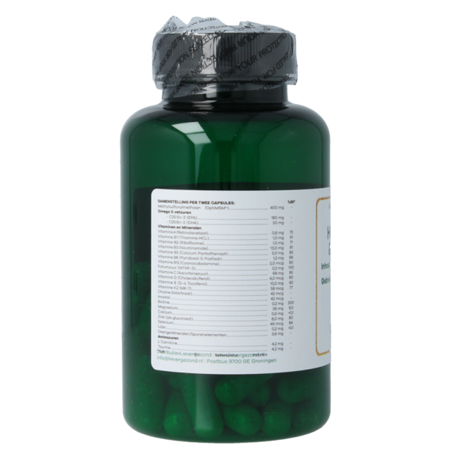 Liever Gezond Piel cabello uñas 60 Cápsulas vegetarianas