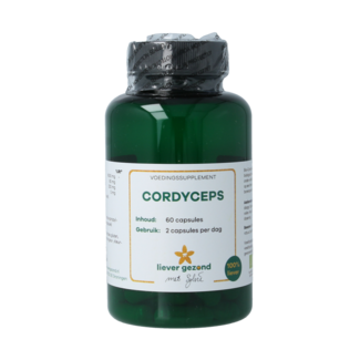 Liever Gezond Liever Gezond Cordyceps 800mg biologico 60 capsule vegetariane