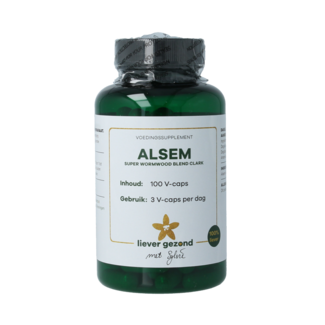 Liever Gezond Liever Gezond Alsem super wormwood blend clark 100 Vegetarische capsules