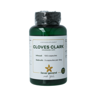 Liever Gezond Liever Gezond Clavo de olor caps clove clark 100 cápsulas vegetarianas